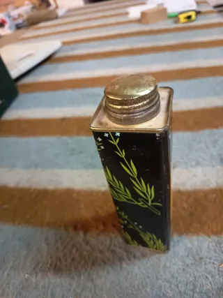 Envase Talco Hojalata Antiguo Jason Lavanda