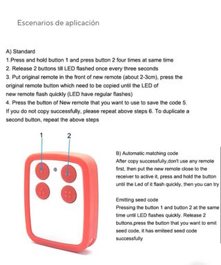 Mando Universal 280-868 MHz