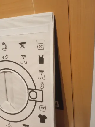 Cesta Ropa Plegable Diseño Lavadora