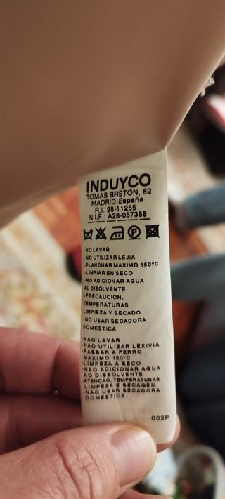 Abrigo de paño señora color crema