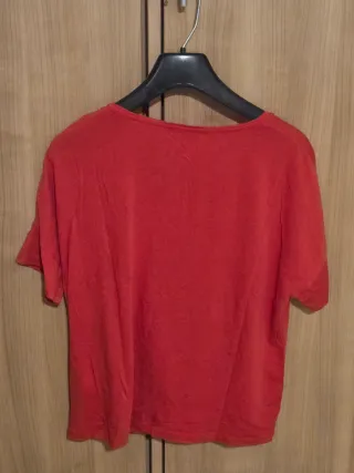 Camiseta Purificación García Roja Talla L