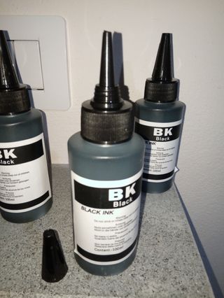 4 flaconi inchiostro colori