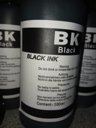 4 flaconi inchiostro colori