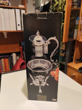 Tetera Turca Metálica y Vidrio