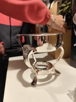 Tetera Turca Metálica y Vidrio