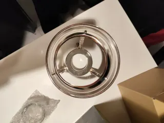 Tetera Turca Metálica y Vidrio