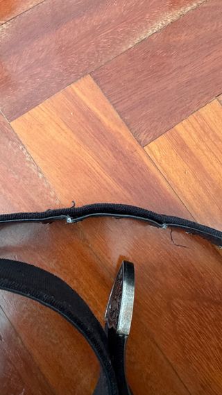 Cinturón negro estilo western vintage hebilla plat