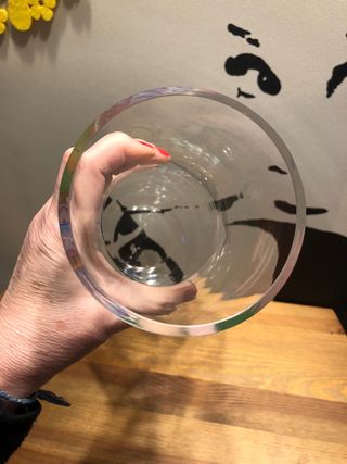 Vaso vintage decorato fiori
