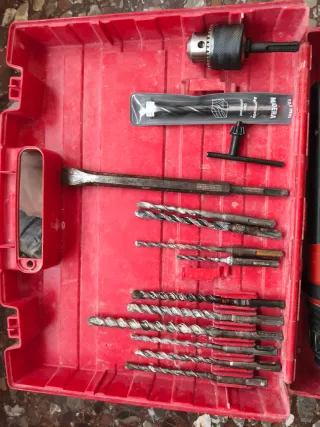 Taladro Hilti TE 5 con maletín y accesorios