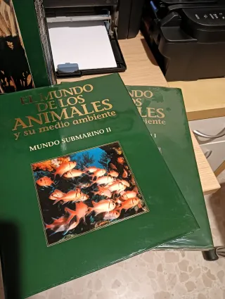 Colección de libros de naturaleza