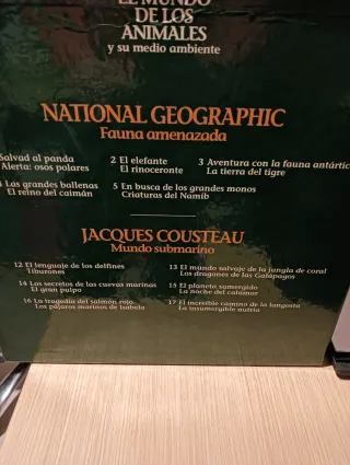 Colección de libros de naturaleza