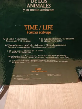 Colección de libros de naturaleza