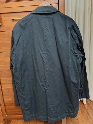 Gabardina Burberry Hombre Negra