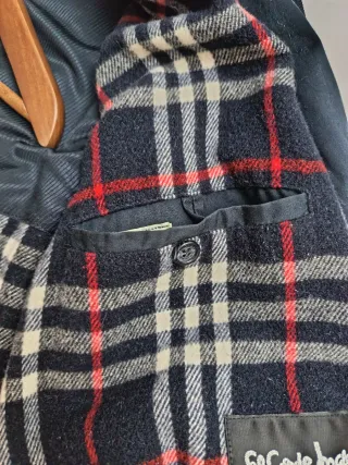 Gabardina Burberry Hombre Negra