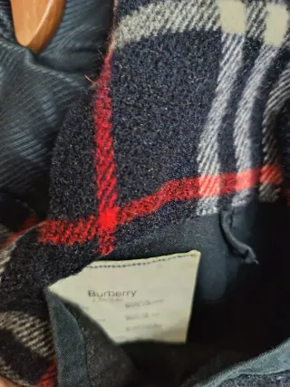 Gabardina Burberry Hombre Negra