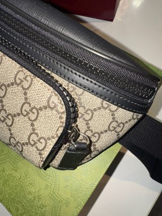 Bolso Riñonera Gucci GG Supreme Beige