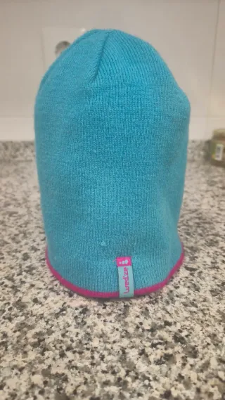 Gorro reversible Wedze rosa