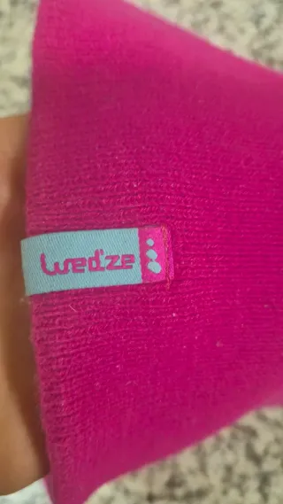 Gorro reversible Wedze rosa