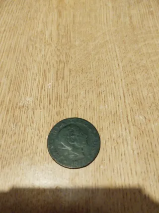 Moneda 5 Céntimos 1879