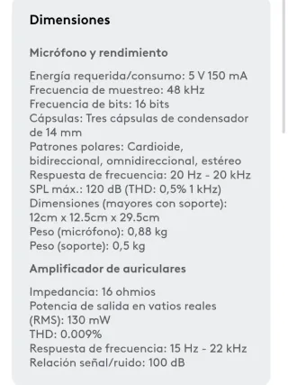 Micrófono Logitech Blue Yeti Plata