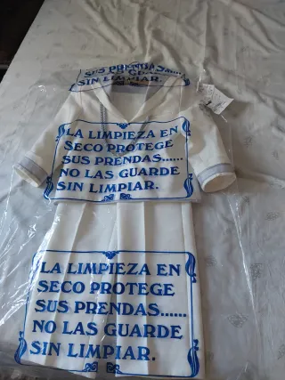 Traje comunión niño blanco roto gris perla