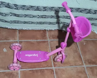 Patinete 3 Ruedas Infantil Rosa