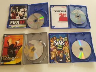 Lotto 4 Giochi PS2: FIFA 07, NBA Live 2004, Pro Ev