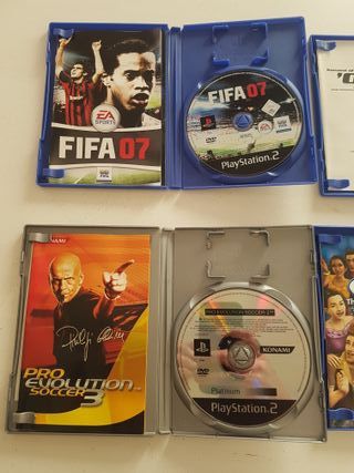 Lotto 4 Giochi PS2: FIFA 07, NBA Live 2004, Pro Ev