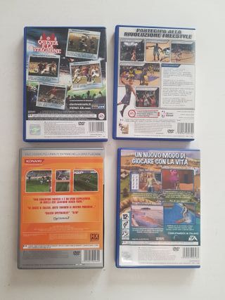 Lotto 4 Giochi PS2: FIFA 07, NBA Live 2004, Pro Ev