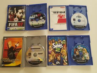 Lotto 4 Giochi PS2: FIFA 07, NBA Live 2004, Pro Ev