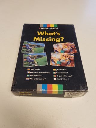 COLORCARDS What's Missing? Gioco Carte