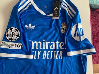 Camiseta Real Madrid Bellingham 5 Azul