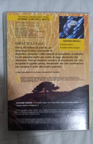 DVD Asteroide 24 ore dopo l'impatto National Geogr