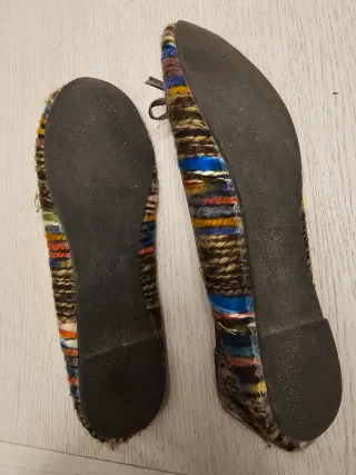 Manoletinas lana T39 multicolor