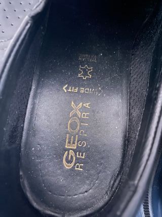 Geox Scarpa Vera Pelle 41 Elastici Senza Lacci