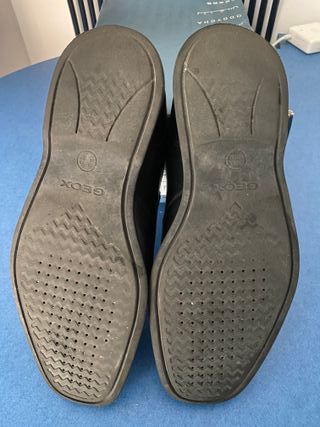 Geox Scarpa Vera Pelle 41 Elastici Senza Lacci