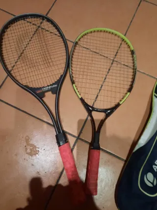 2 Raquetas de Tenis Donnay y Wilson