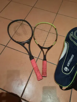 2 Raquetas de Tenis Donnay y Wilson