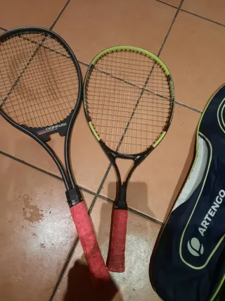 2 Raquetas de Tenis Donnay y Wilson