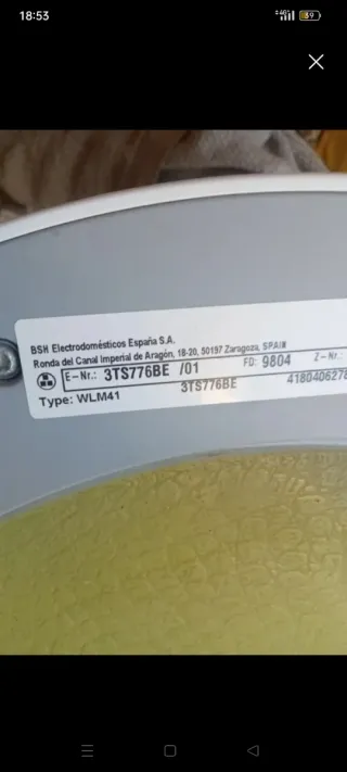 Puerta Lavadora Balay WLM41