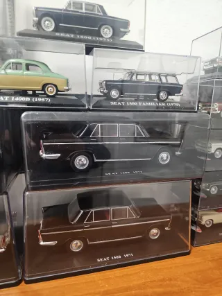 Coches Seat 1500 y 1400 escala 1/43-1/24