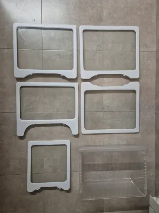 Cajones y baldas Nevera Americana Samsung RSH1UBRS