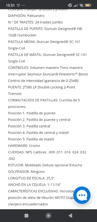 Jackson DK2 Firestorm japonesa