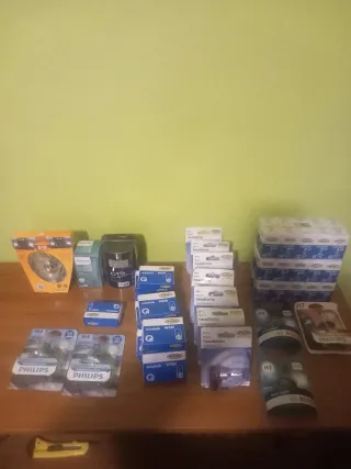 Lote bombillas coche varias marcas