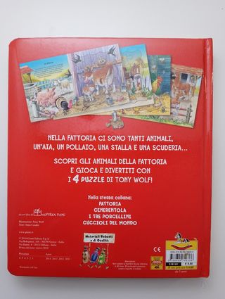 LIBRO DELLA FATTORIA CON 4 PUZZLE