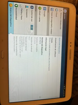 Samsung Galaxy Tab 3 10.1 Blanca