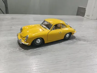 Coche Miniatura Porsche 356 1/18 Amarillo