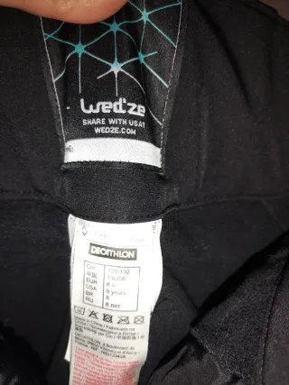 Pantalón esquí niña Wedze T8