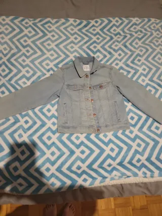 Chaqueta vaquera azul niña Talla 9-10