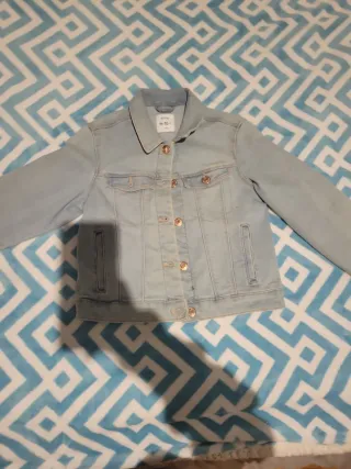 Chaqueta vaquera azul niña Talla 9-10